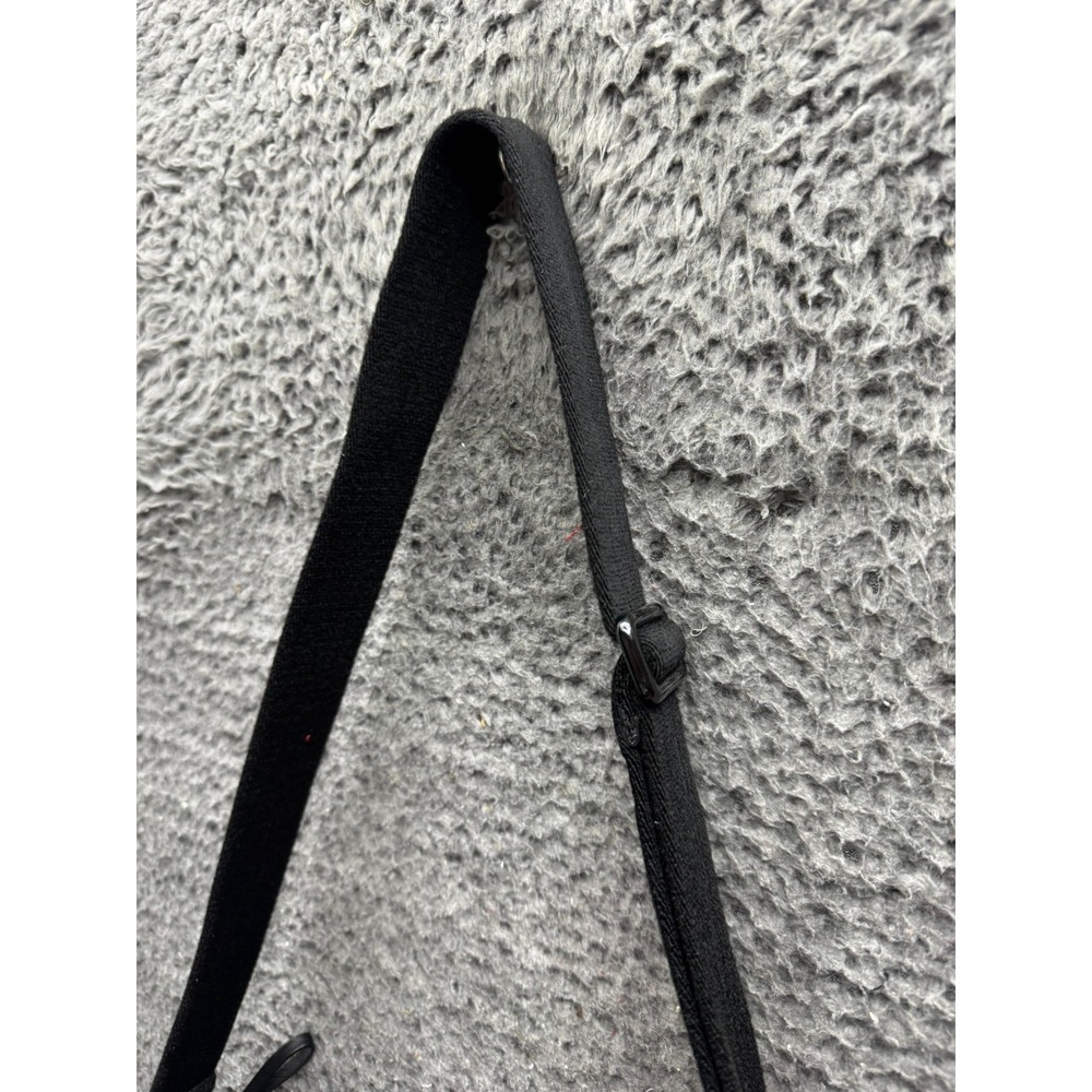Burberry Nylon Leather Trim Crossbody Messenger Bag Black Unisex 14" x 13" - Picture 9 of 16